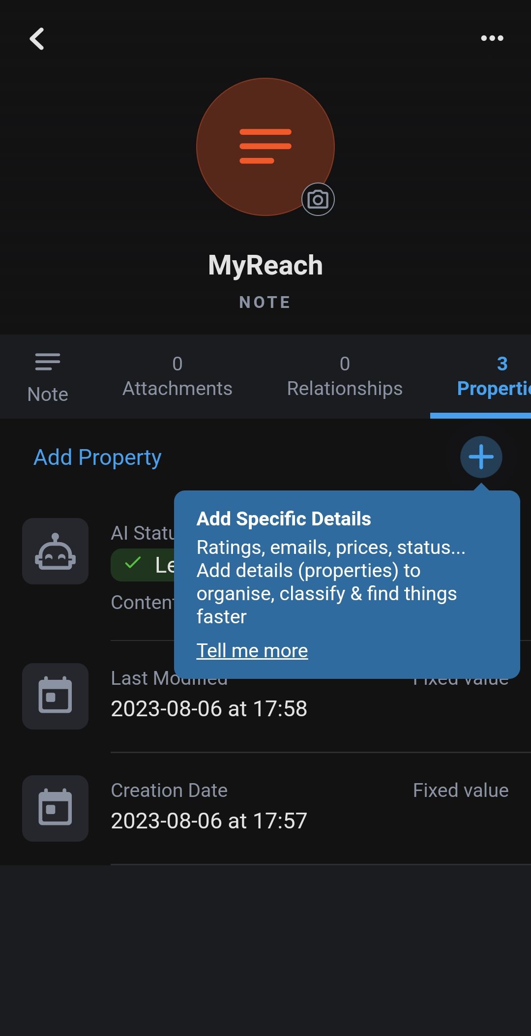 myReach